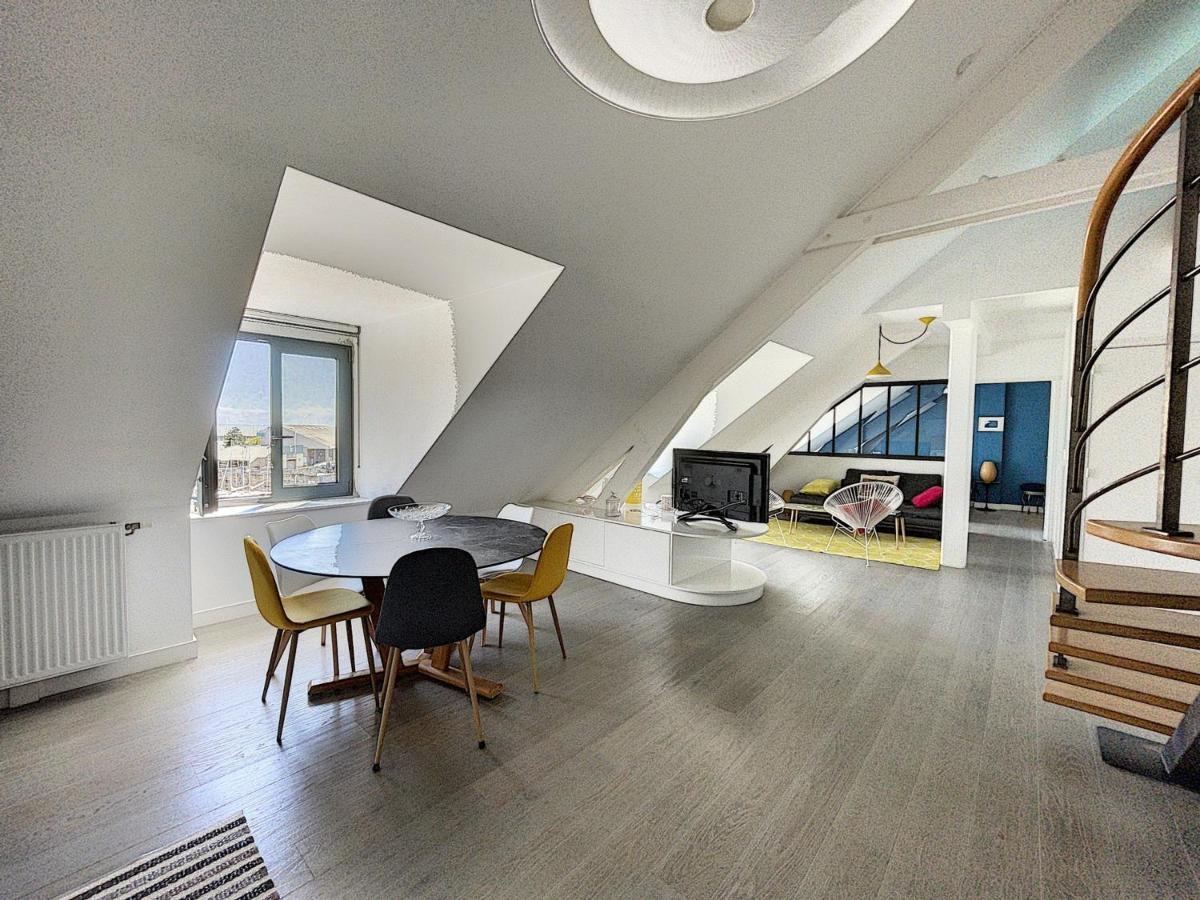 Duplex De Standing En Centre-Ville Avec Parking, Proche Port Et Plage - Fr-1-361-377 Granville Exterior foto